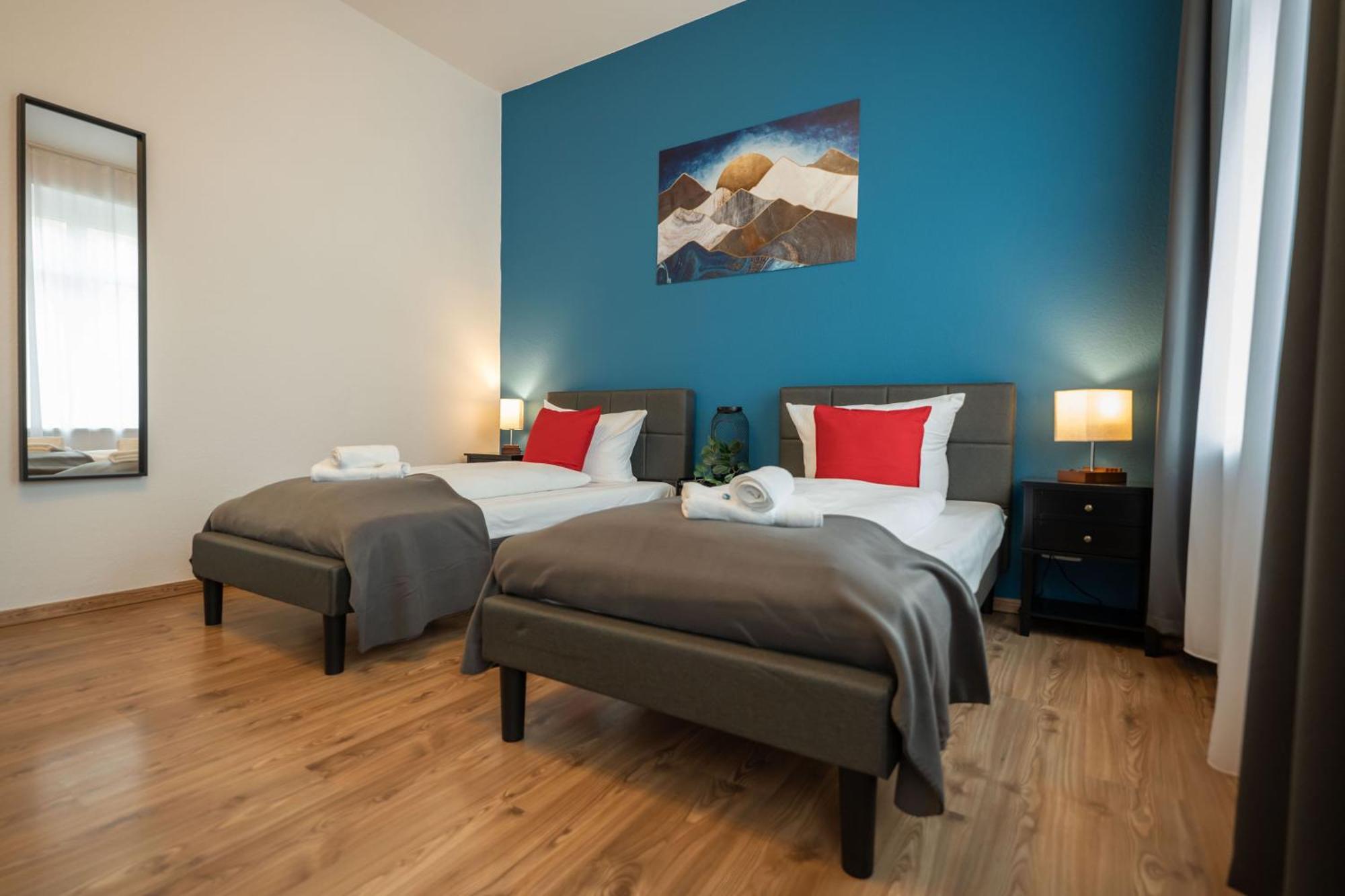 T21 - Apartment Direkt Im Zentrum Mit Parkplatz Chemnitz Luaran gambar