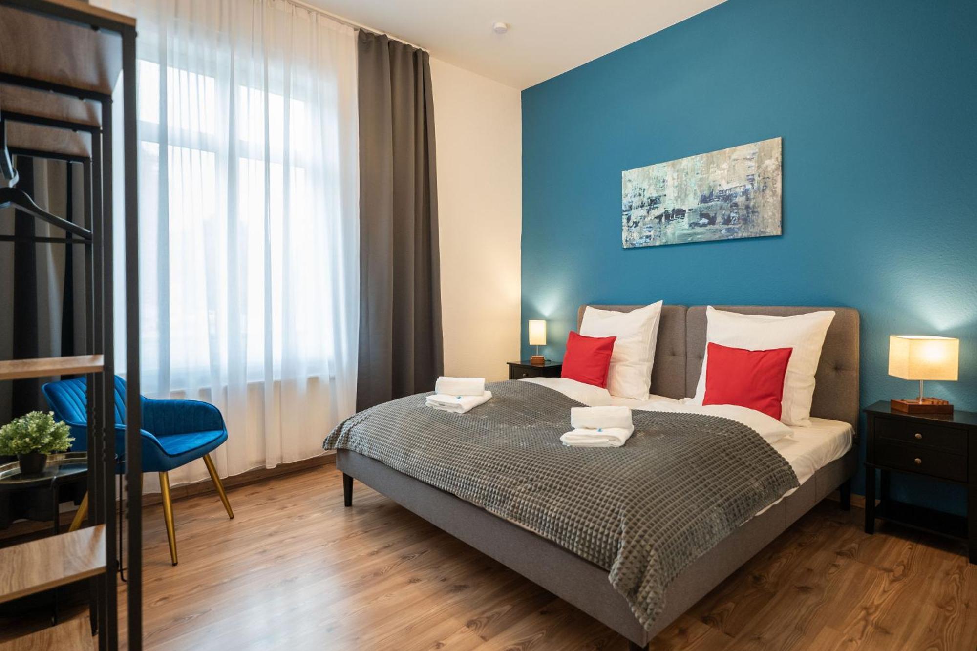 T21 - Apartment Direkt Im Zentrum Mit Parkplatz Chemnitz Luaran gambar