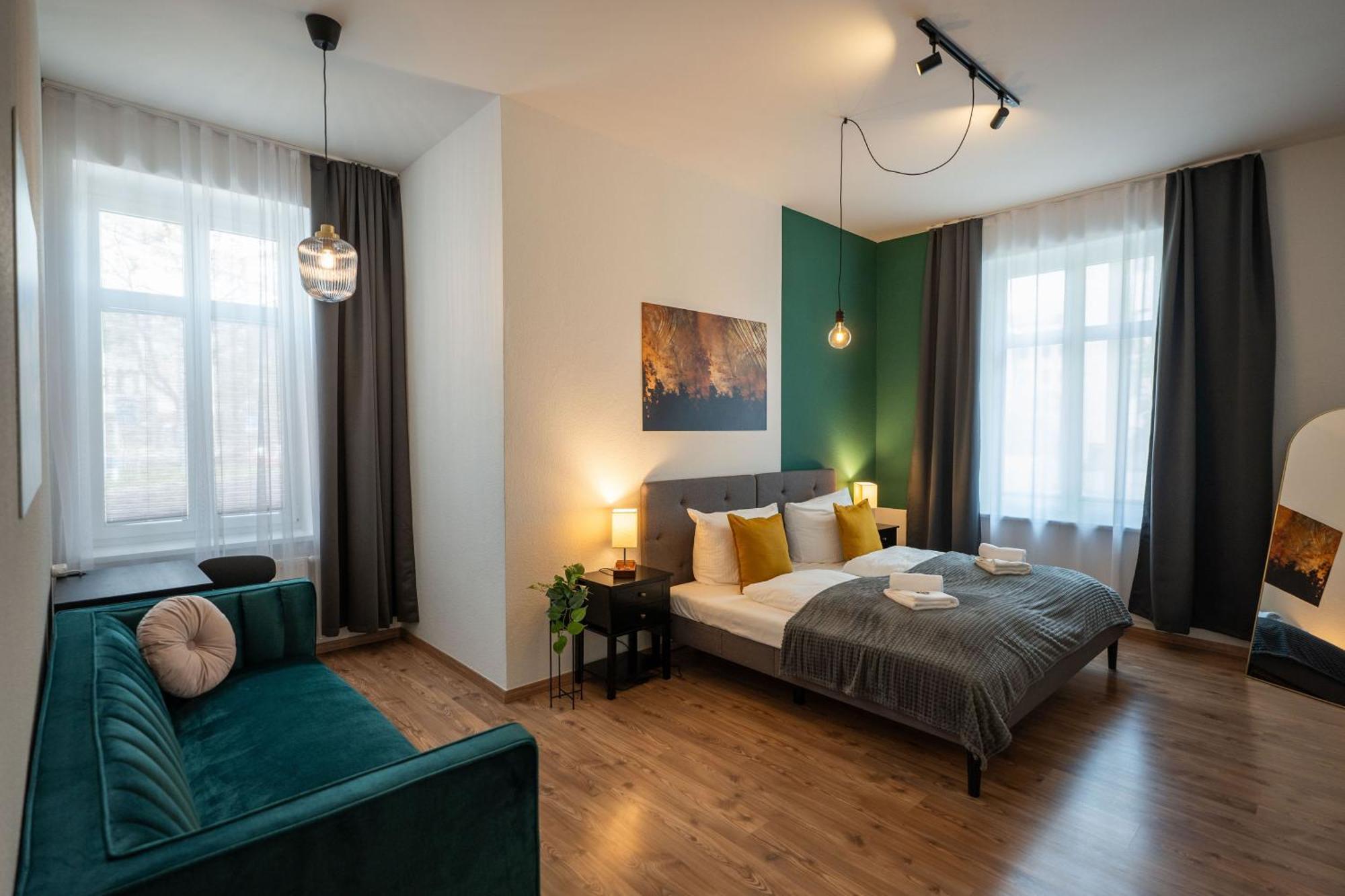 T21 - Apartment Direkt Im Zentrum Mit Parkplatz Chemnitz Luaran gambar