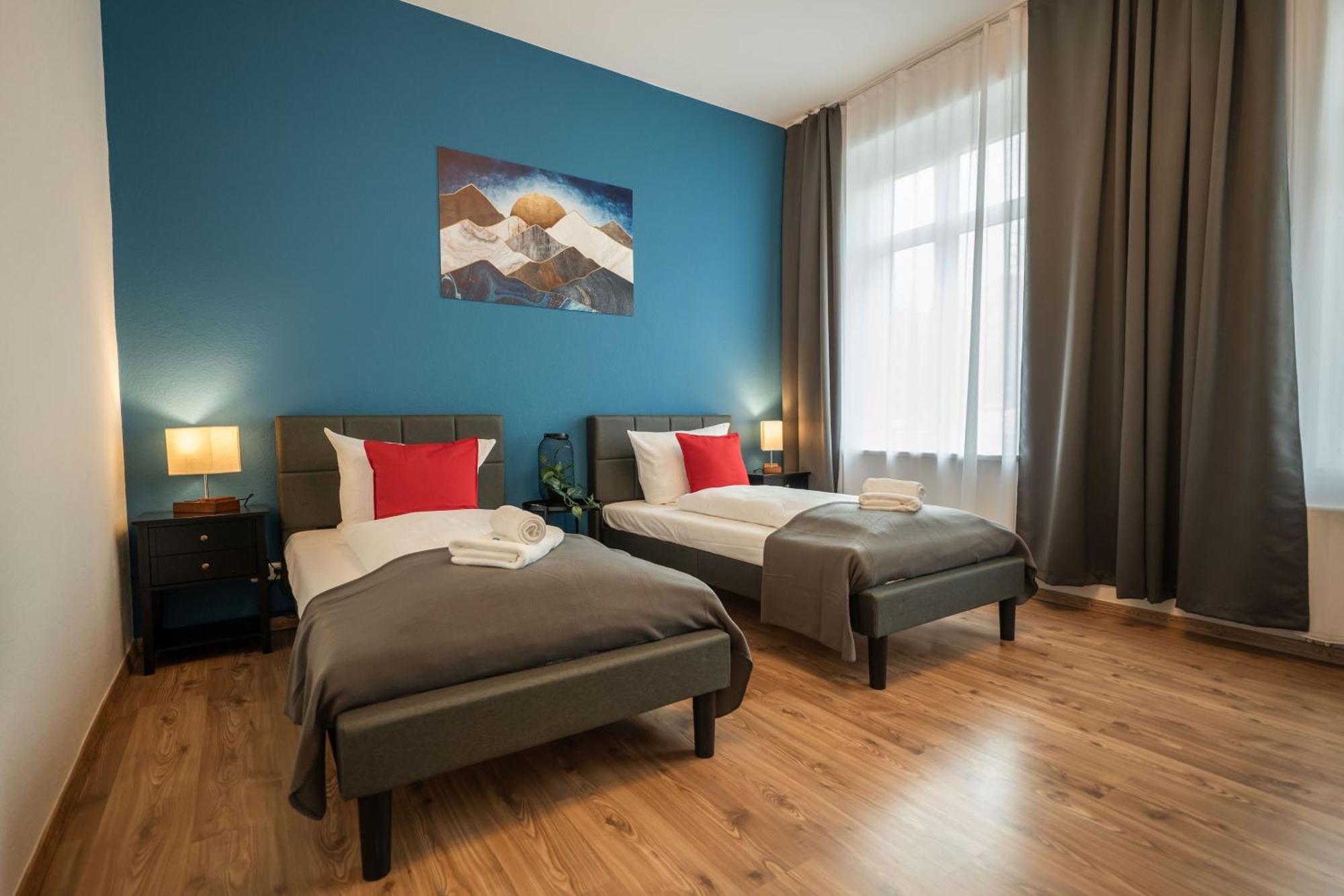 T21 - Apartment Direkt Im Zentrum Mit Parkplatz Chemnitz Luaran gambar